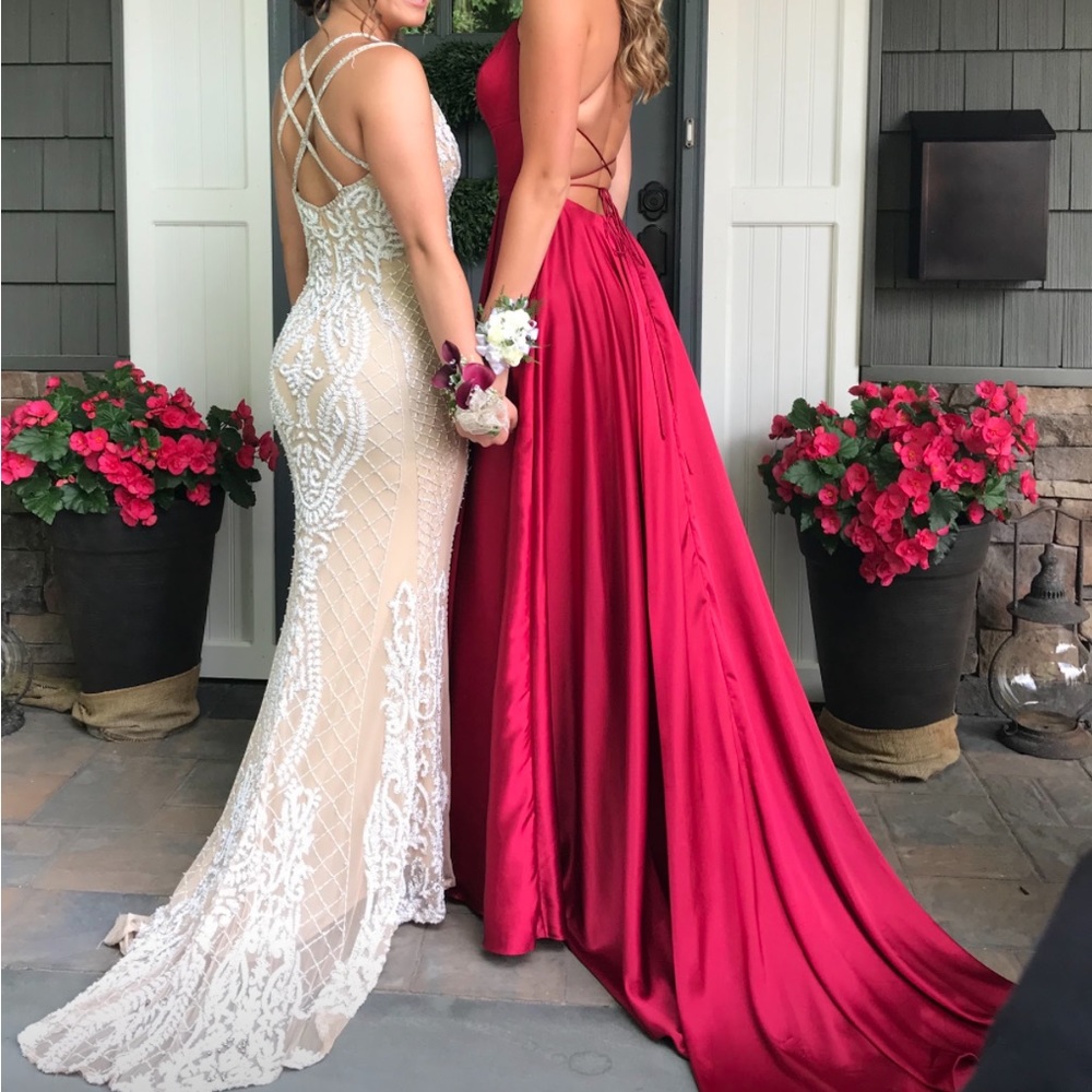 Sherri Hill Satin/Taffeta A-Line Prom Dress/Gown #51631/#52022